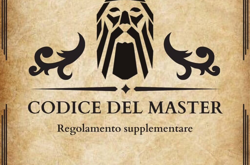 Codice del Master – Regolamento Supplementare